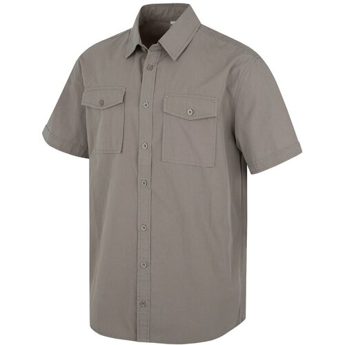 Husky Men's shirt with short sleeves Grimy M gray Slike