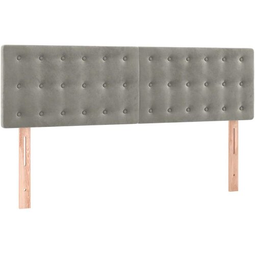  Krevet s oprugama i madracem svjetlosivi 140x190 cm bar&amp;scaron;unasti Slike