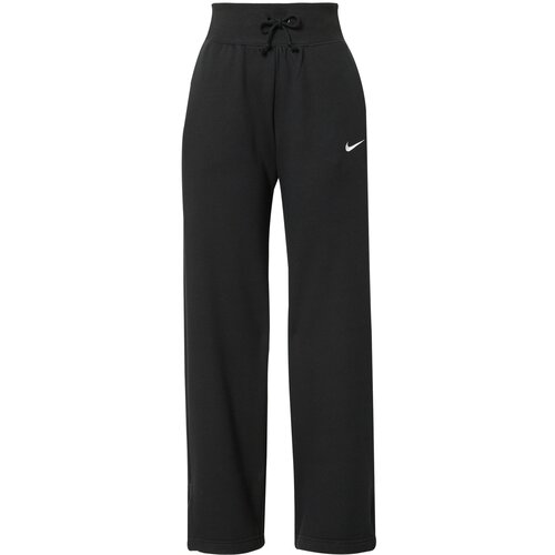 Nike W NSW PHNX FLC HR PANT WIDE, ženski donji deo trenerke, crna DQ5615 Slike