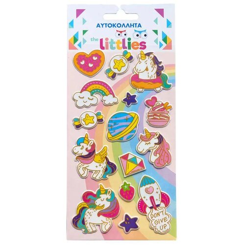 Luna The Littlies: Set 3D puf naljepnica s jednorogom 10x22 cm Cijene