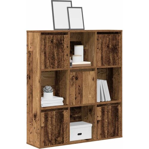  Regal za knjige boja starog drva 89x24x101,5 cm drveni Cene
