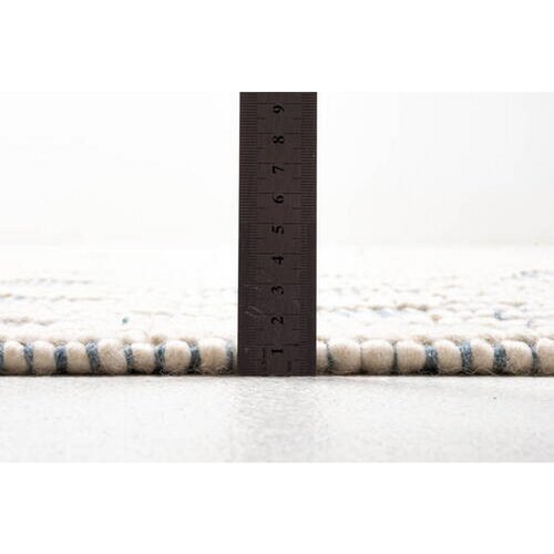 Tom Tailor ROČNO TKANA PREPROGA Colored Macrame four 190/290 cm tkano krem barve, pastelno modra Slike