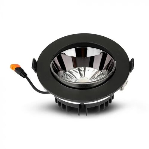 V-tac led ugradna cob svetiljka crna 20W 6400K Slike