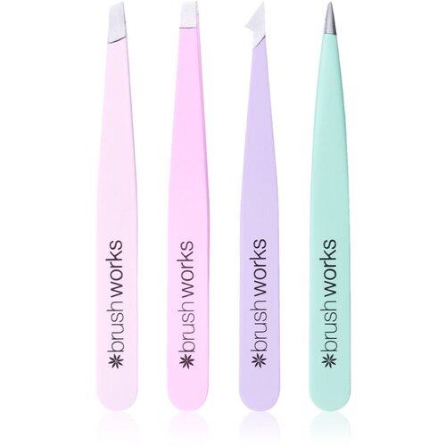 Brushworks Tweezer Set Pastel set pincet Cene