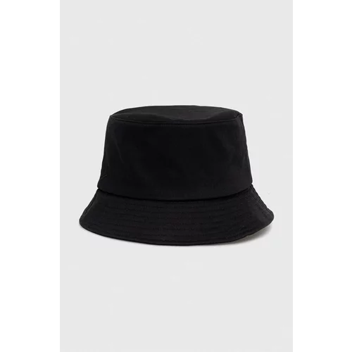 United Colors Of Benetton Bombažni klobuk črna barva