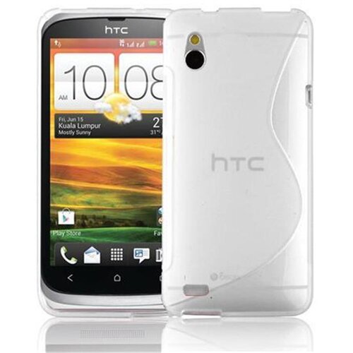 Cadorabo Ohi&scaron;je, združljiv s HTC v Sneguljčici - Za&scaron;čitni pokrov iz fleksibilnega silikona TPU, (20587068) Cene