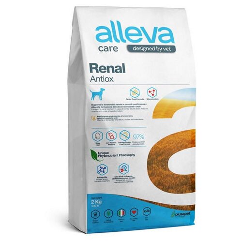 Alleva hrana za pse sa bubrežnim problemima 2kg renal-antiox adult care ALP10278 Slike