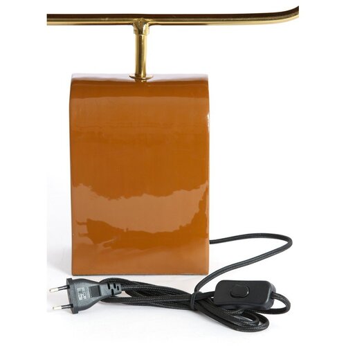 Light &amp;amp; Living Oranžna kovinska namizna svetilka (vi&amp;scaron;ina 38 cm) Cardona &amp;ndash; Slike
