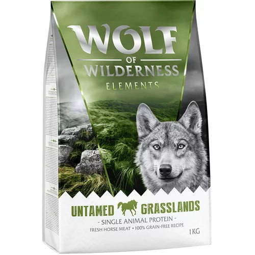 Wolf of Wilderness 2 x 1 kg suha hrana po posebni ceni! NOVO: Untamed Grasslands - konjsko meso