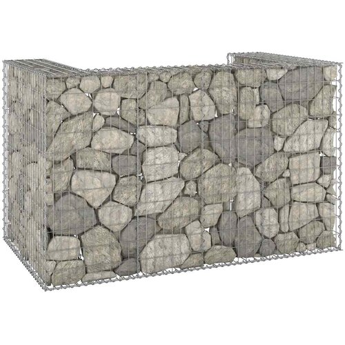  Gabionski zid za kante od pocinčanog čelika 180 x 100 x 110 cm Cene