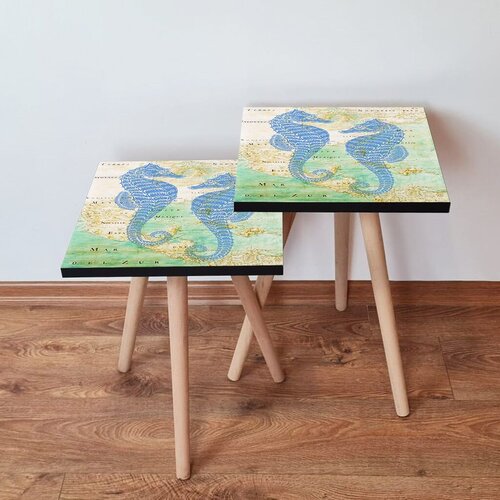 Hanah home set klub stočića 2Shp314, 2 komada, Šareni Cene