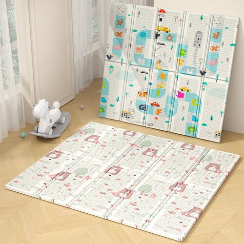BABYLINE premium collection podloga za igru traffic letters + bear 180x200x1cm Cene