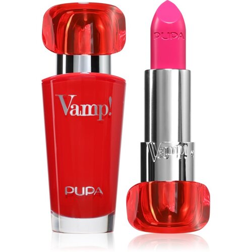 PUPA Milano Vamp! Luminous Lipstick &amp;scaron;minka za polne ustnice odtenek 203 Fuchsia Addicted 3.5 g Slike