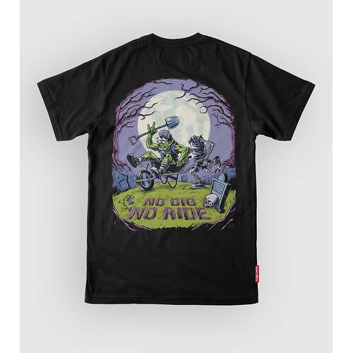 Loose Riders No Dig Graveyard Tech Tee black Cene