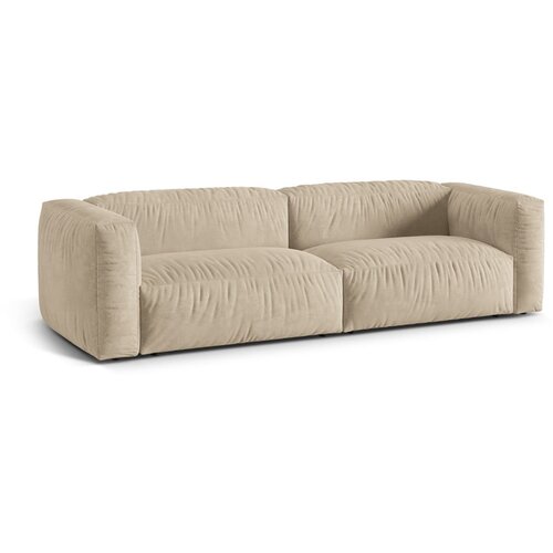 Micadoni Bež/kremno bela sedežna garnitura iz tkanine boucl&amp;eacute; 240 cm Martina &amp;ndash; Home Slike