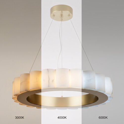 Toolight Viseća lampa APP1801-CP 50 cm Bru&amp;scaron;eno Zlato Slike