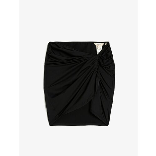 Koton Pareo Skirt Mini Length Pleated. Slike