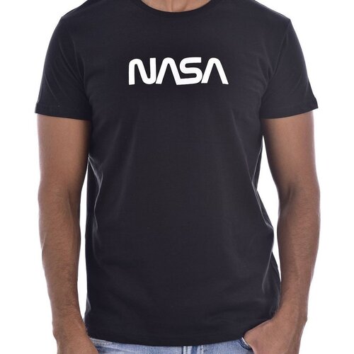 NASA Majice & Polo majice BIG WORM O NECK Črna Cene