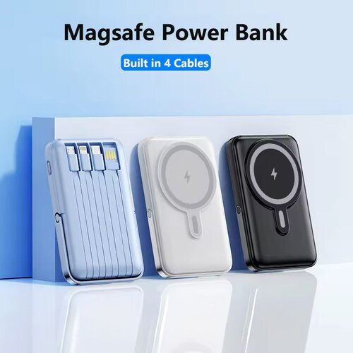  power bank mag charger pd 66W 5000 mah plavi Slike