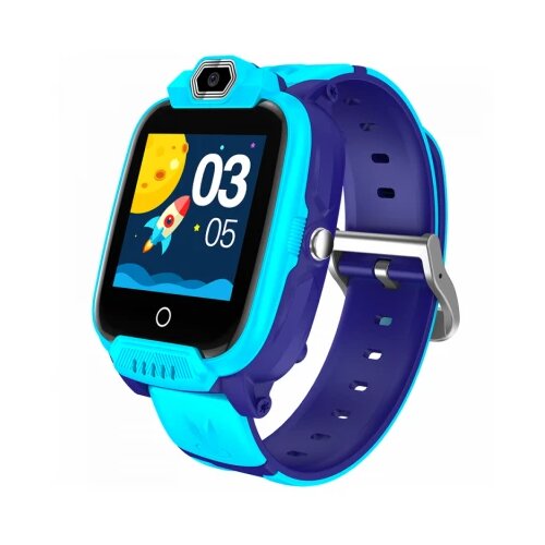 Canyon Jondy KW-44, Kids smartwatch, 1.44''IPS colorful screen 240*240, ASR3603S, Nano SIM card, 192+128MB, GSM(B3/B8), LTE(B1.2.3.5.7.8.20) 700mAh battery, built in TF card: 512MB, GPS,compatibility with iOS and android, host: 53.3*43.5*16mm strap: 230*20mm, 48g, Blue Slike