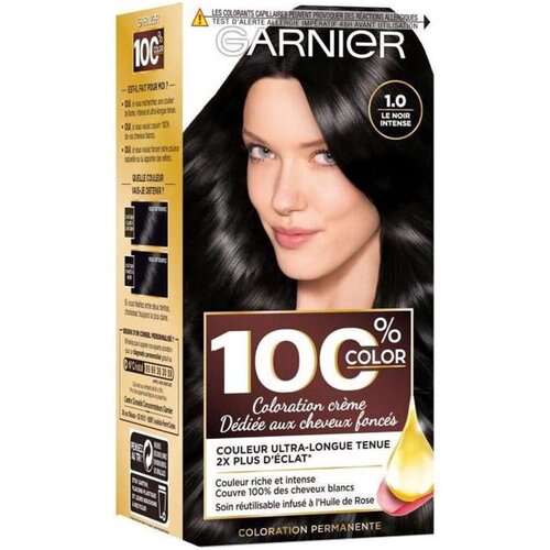 Garnier Barve za lase 100% Color Creme-Haarfarbe für Dunkles Haar - 1.0 Le No Črna Cene