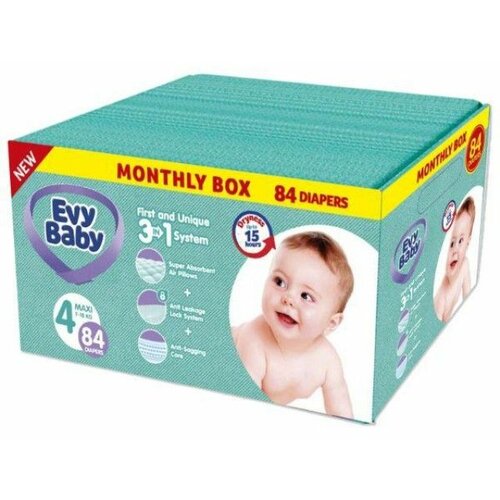 Evy Baby pelene za decu box 4 maxi 7-18KG 84/1 Slike