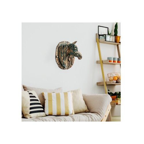 Wallxpert Zidna dekoracija Konj, 25 x 28 x 14 cm, &amp;Scaron;arena Slike
