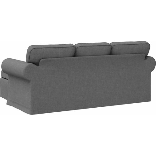 SOFA Tamno siva 195 x 138 x 80 cm tkanina Slike