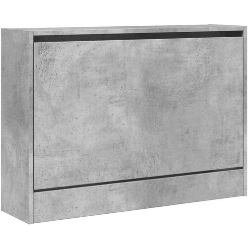  Ormarić za cipele boja betona 80x21x57 cm konstruirano drvo Slike