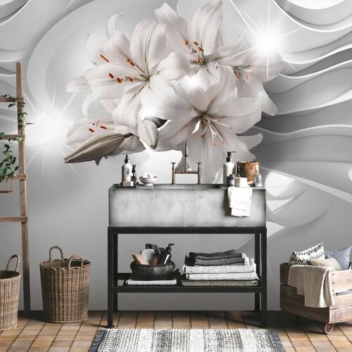  Foto tapeta - Lilies in the Tunnel 200x140 Cene