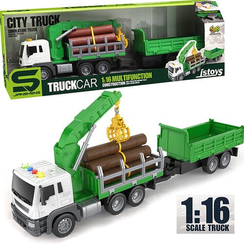  Kamion za transport drva sa prikolicom 36987 Cene