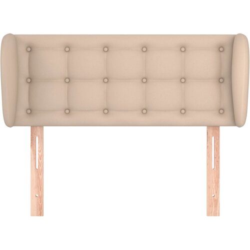  Uzglavlje s u&amp;scaron;ima boja cappuccina 103x23x78/88 cm umjetna koža Slike