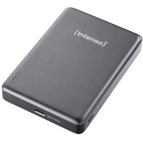 Intenso Prijenosni punjač MW10000, MagSafe, 10000mAh, Bežični, Sivi Cijene