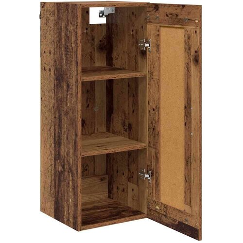 VidaXL Zidni ormarić Staro drvo 34,5 x 34 x 90 cm Konstruirano drvo Slike