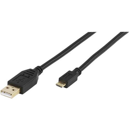 Vivanco Podatkovni kabel USB 2.0 A-MICRO B, 1 m, črn, (5000093454) Cene
