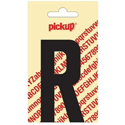 Pickup Naljepnica (Motiv: R, Crne boje, Visina: 90 mm)
