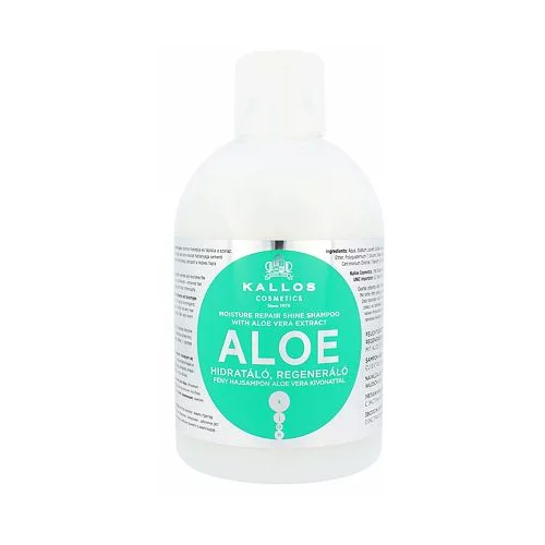 Kallos Cosmetics aloe vera šampon za krepitev in volumen las 1000 ml za ženske