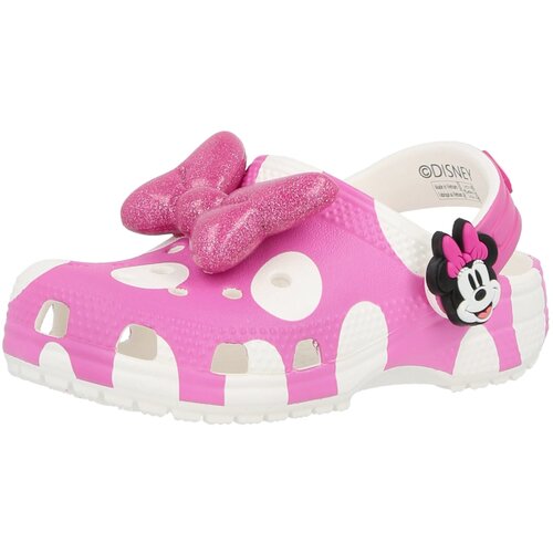 Crocs Sandale 'Minnie Mouse Cls' ružičasto crvena / svijetloroza / crna / bijela Cene