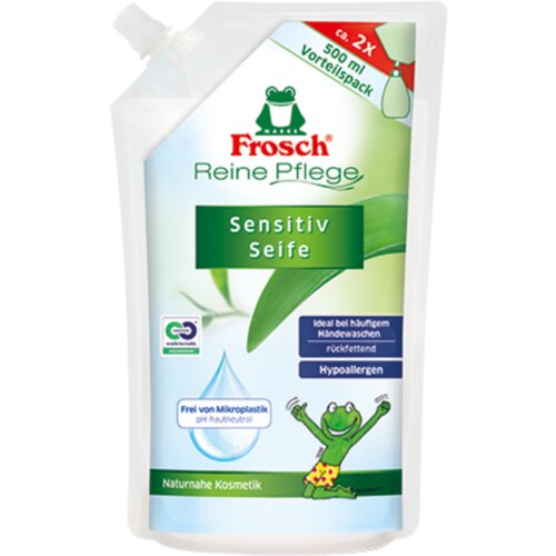 Frosch Negovalno milo - refill - Sensitive Cene