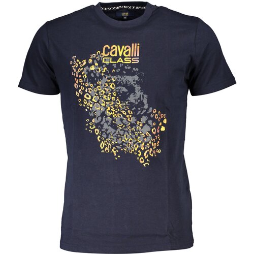 Cavalli Class SHORT SLEEVE T-SHIRT MEN BLUE Slike