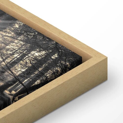  Slika - Forest Sun 150x50 U prirodnom drvenom okviru Slike