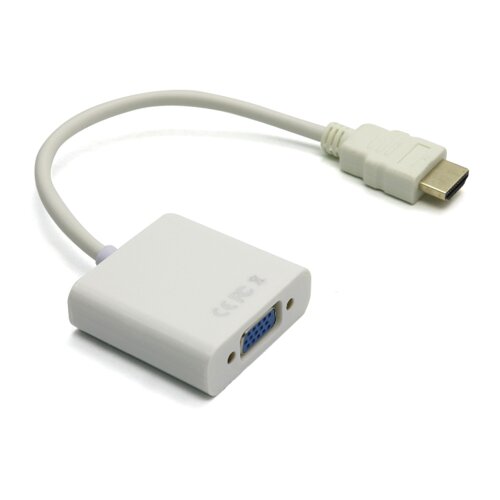  Adapter HDMI na VGA +audio kabl beli Cene