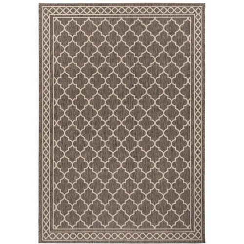 Kayoom RAVNO TKANA PREPROGA Splash 300 Braun / Creme 160/230 cm tkano rjava, krem barve Cene