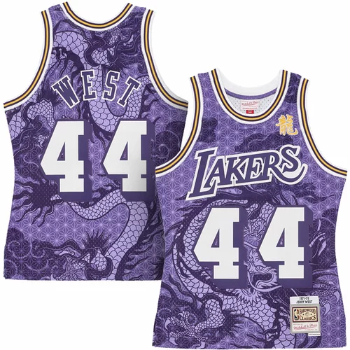 Mitchell And Ness jerry west 44 los angeles lakers 1971-72 asian heritage 6.0 fashion swingman dres