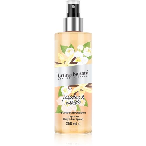 Bruno Banani Sunset Blossom Jasmine & Vanilla odišavljeno pršilo za telo in lase za ženske 250 ml Cene