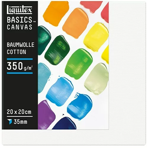LIQUITEX Basics Slikarsko platno sa drvenim okvirom Canvas Deep Edge (20 x 20 x 3,5 cm, Pamuk, Trostruko grundirano)