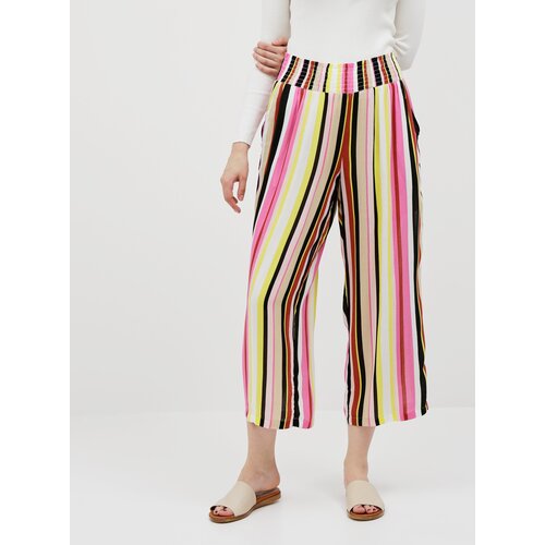 Noisy May Yellow-Pink Striped Culottes Flora - Ladies Cijene