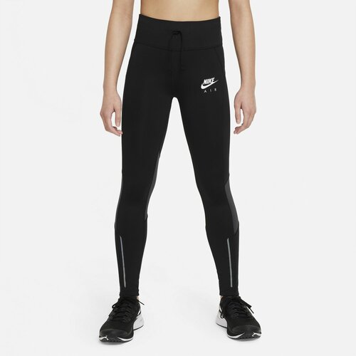 Nike helanke za devojčice za trčanje AIR DRI-FIT HIGH-RISE RUNNING LEGGINGS crna DD7633 Slike