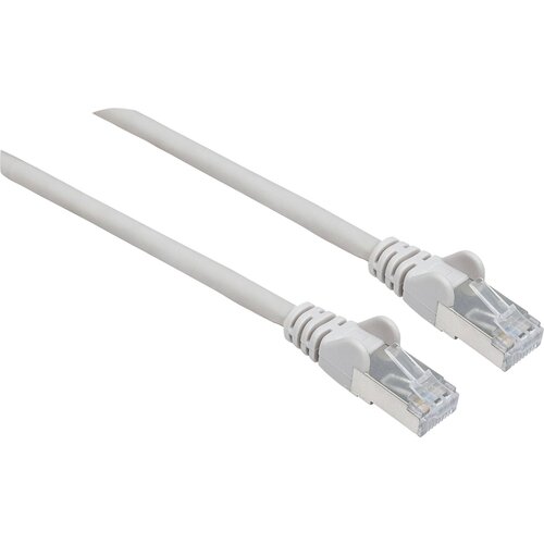 Intellinet 740555 RJ45 omrežni kabel\, Patch kabel CAT 6a S/FTP 0.25 m siva za&scaron;čita iz folije\, pletena za&scaron;čita\, za&scaron;čiten\, brez halogena 1 kos, (20417668) Cene