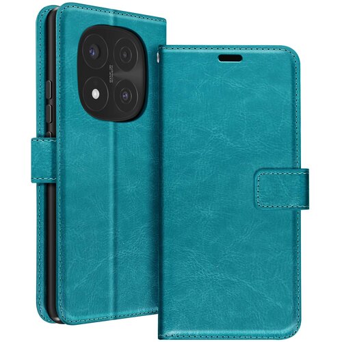 Oem Mayaxess, Ohišje za Redmi Note 14 Pro in 14 Pro Plus Denarnica s trakom za roko, Turkizna, (5000215857) Cene